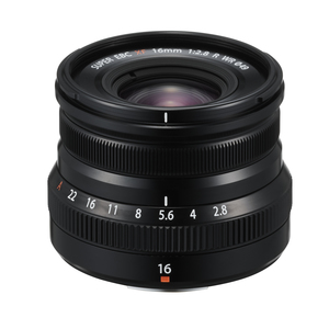 XF16mmF2.8 R WR Lens, Black