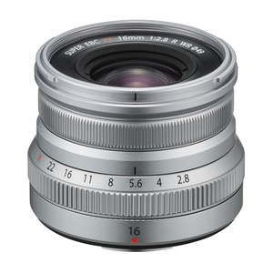 XF16mmF2.8 R WR Lens, Silver