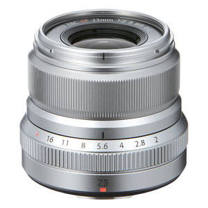 XF23mmF2 R WR Lens, Silver